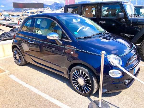 Rent Car Cabriolet Fiat 500 Riva Cabriolet Calvi Sun One